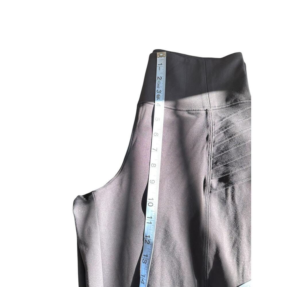 Athleta Black Sculpting Athletic Delancey Moto Tight Leggings‎ Size Medium - Picture 11 of 13